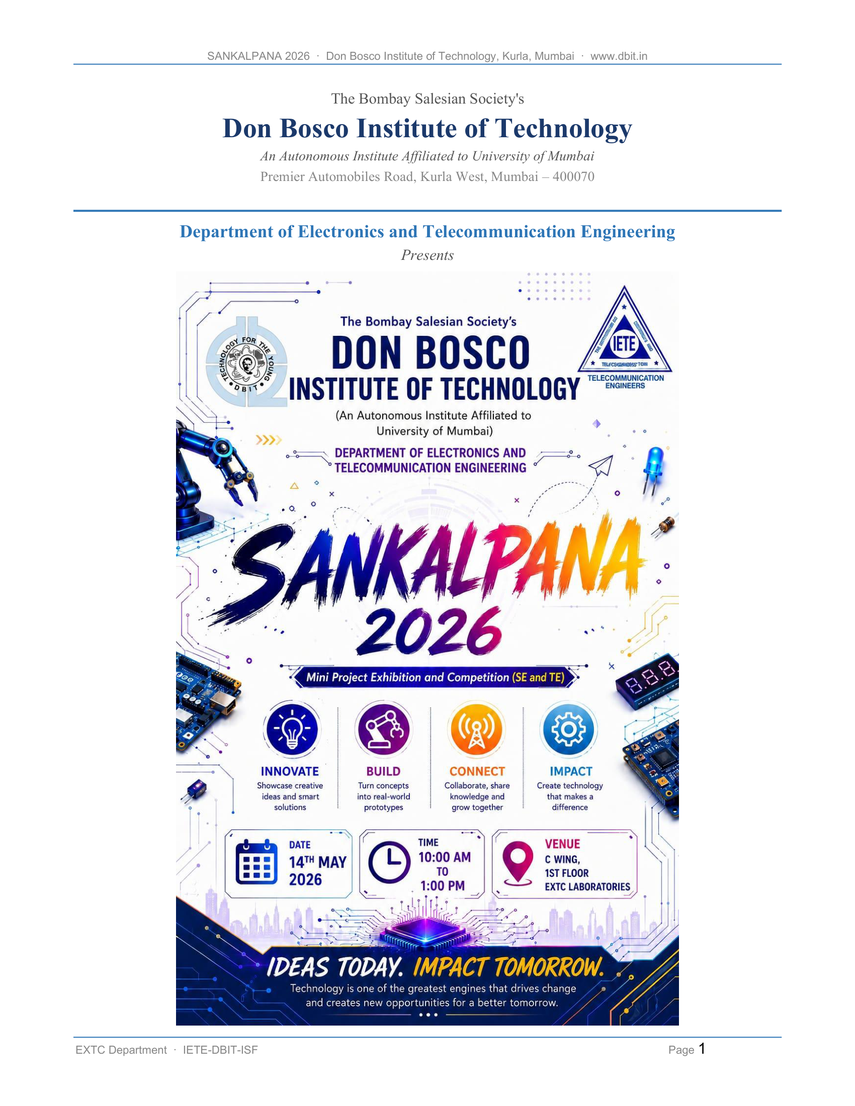 Sankalpana 2026 Official Poster